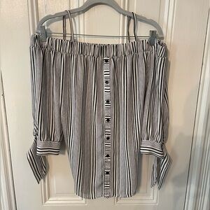 IZ Byer Striped Blouse